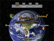 Tablet Screenshot of planetariomovil.com.ar